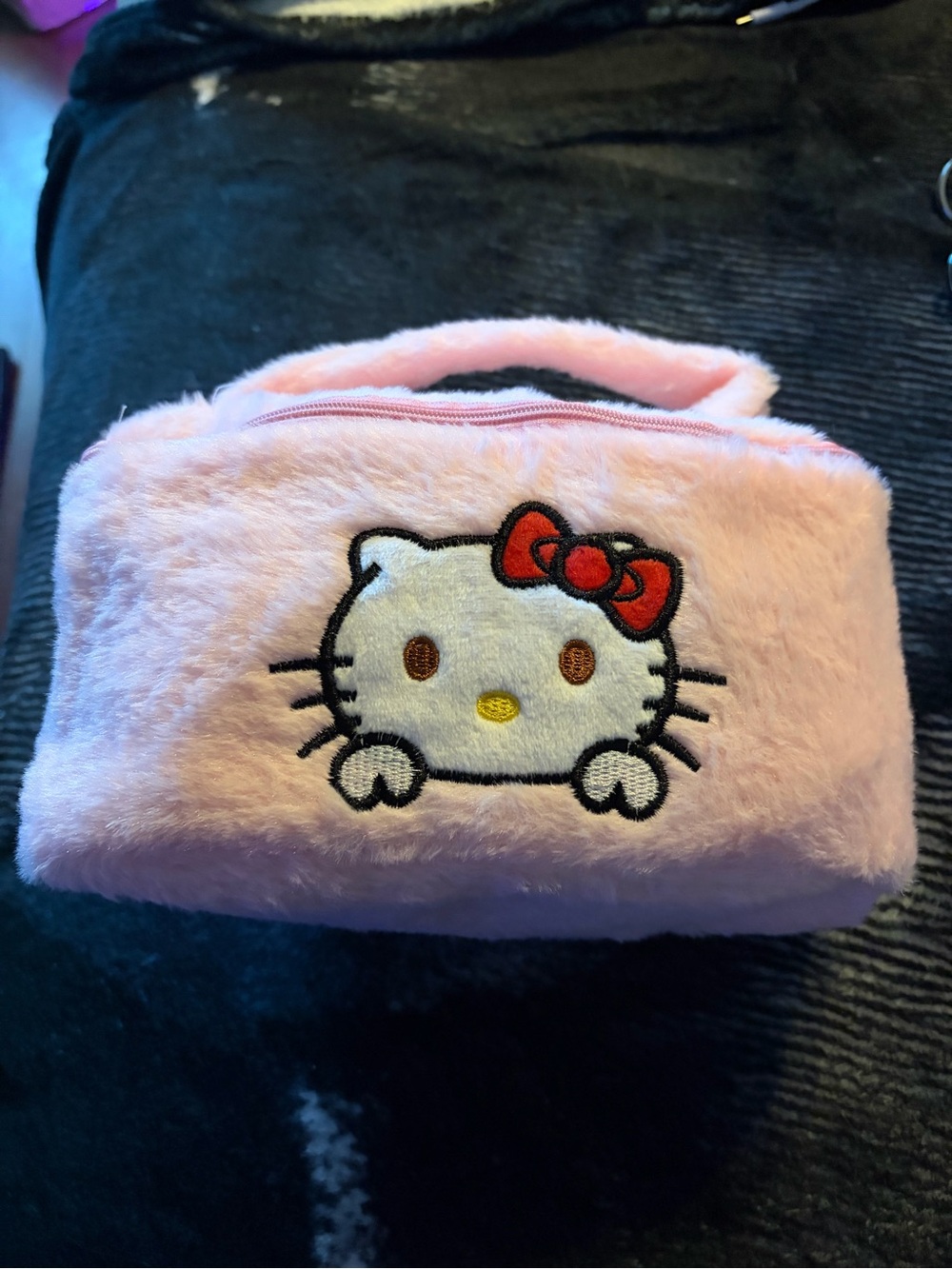 Hello Kitty Pink Plush Kids/Adult Accessory/make up Pouch